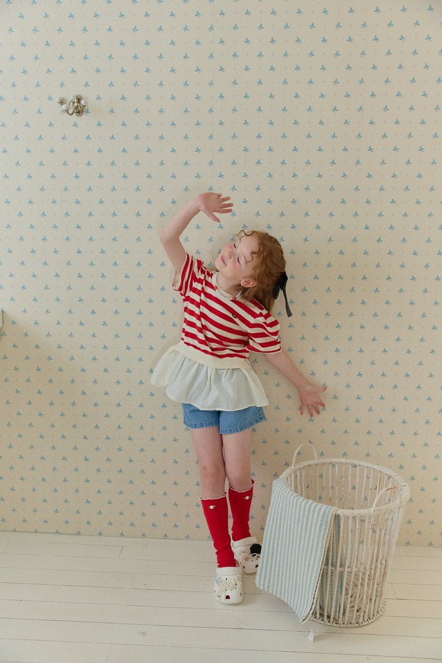 ※お洋服と同梱限定※【即納】<berryberry>  Rose socks