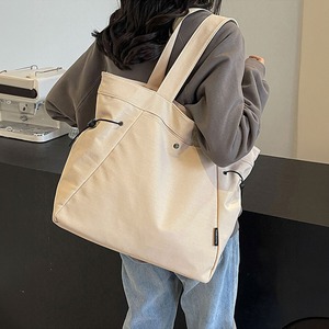 トートバッグ 大容量 A4 レディース 韓国 通勤 通学 ドローストリング おしゃれ 大人 カジュアル 折りたたみ シンプル マザーズバッグ 多収納 無地 大人可愛い 大人女子