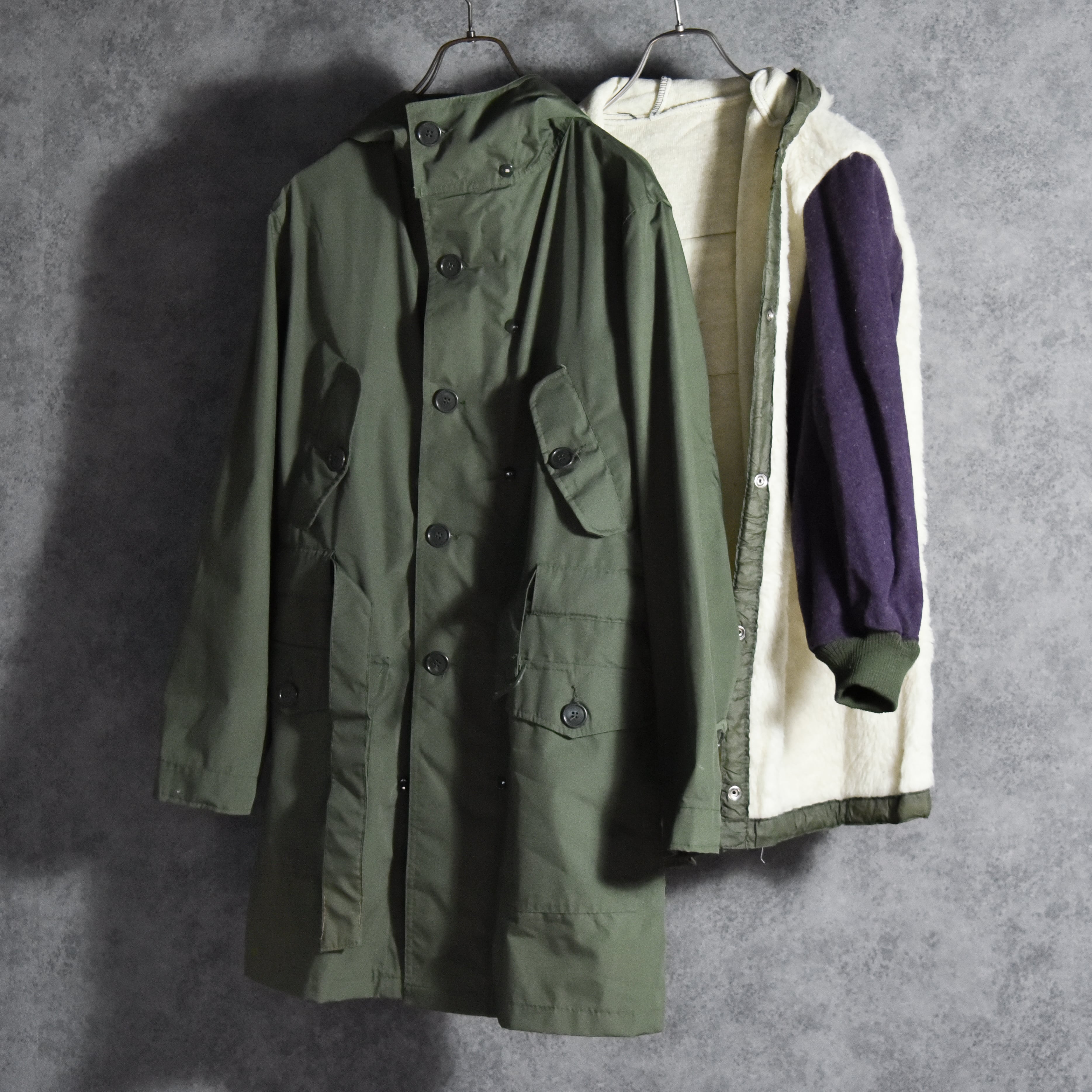 DEAD STOCK】 80s RIFLE Modified M47 Military Parka Mods Coat Made