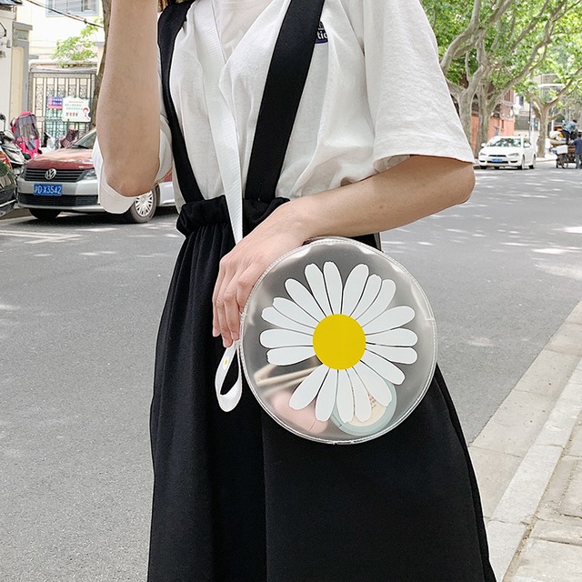 夏の小さなバッグ女性のバッグ2020新しいタイドネットレッドインワイルドショルダーメッセンジャーバッグファッション透明な小さな丸いバッグ Tiancai_Wing_Bag0478487