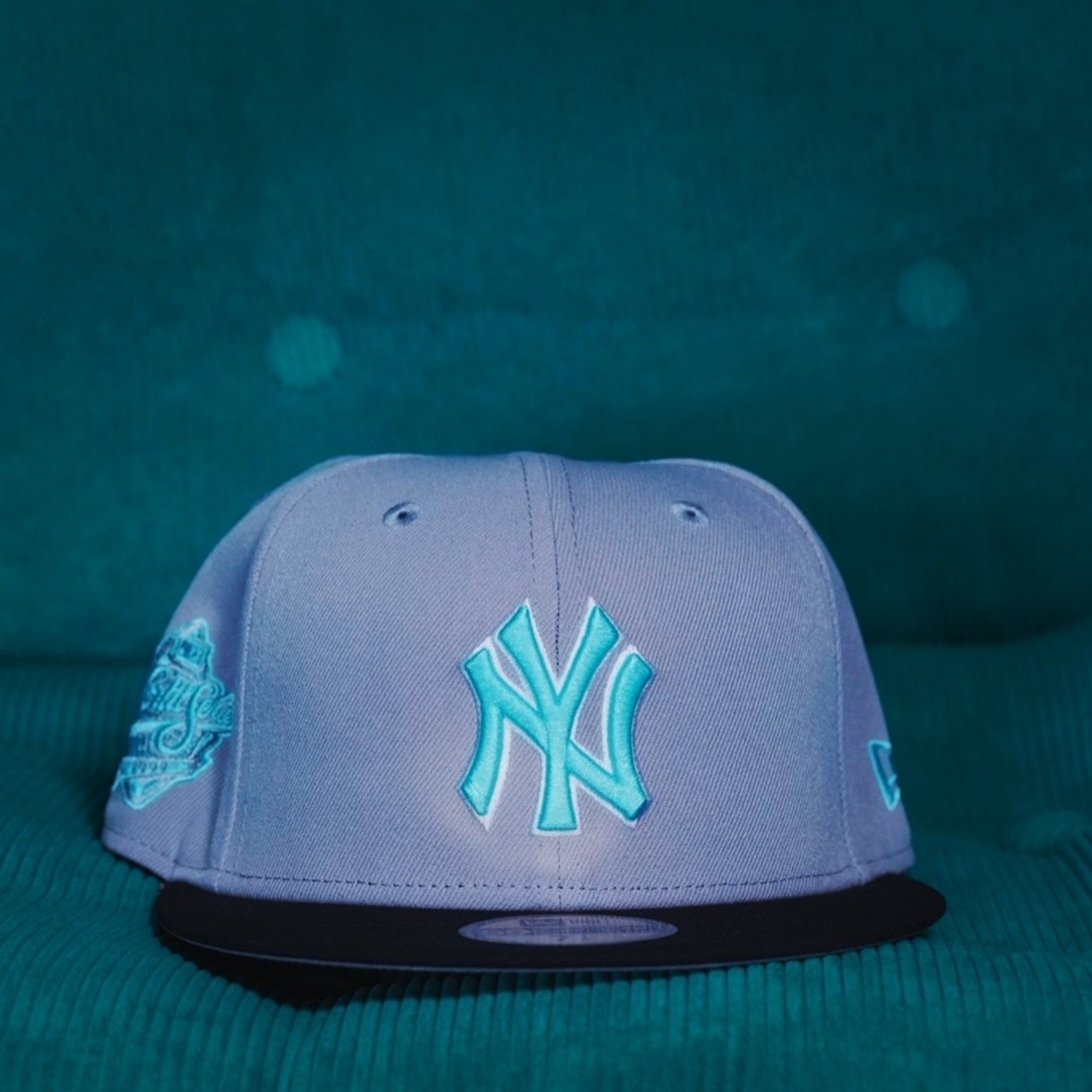 【gifthat別注】NEW ERA 59FIFTY/5950 NEYYANCO WS99 GRAY BLACK SEAGLASS
