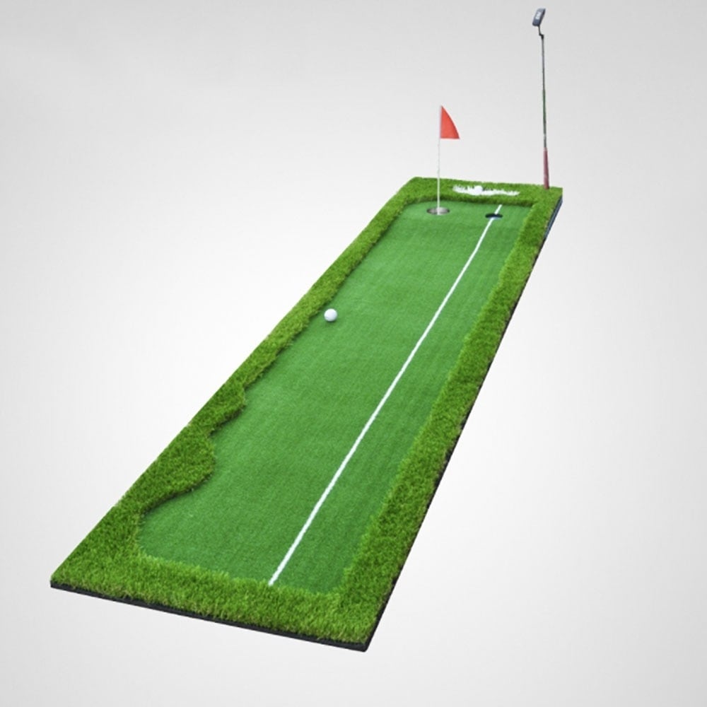ゴルフ パターマット 3m 大型 パター練習器具 パター練習マット