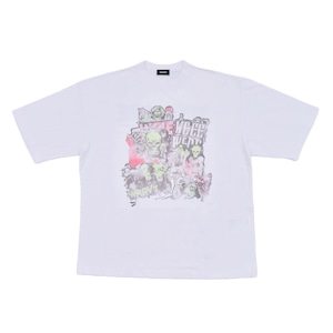 【WE11DONE】WHITE SKULL PRINT T-SHIRT