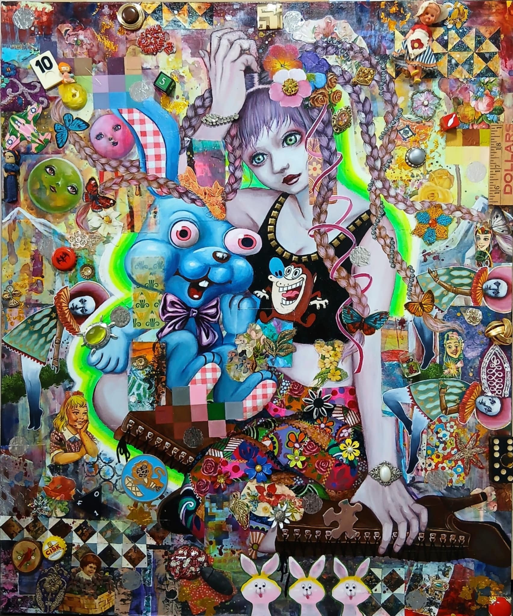 池田満寿夫「夏の夢」Dream in Summer 1966 銅版画 46×40.5mm ed30