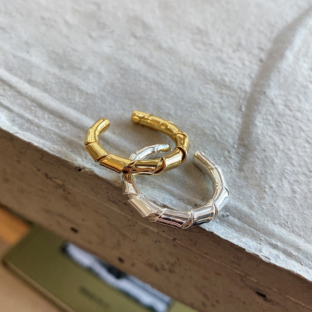 <BIG SIZE＞S925 Tape ring (R113)