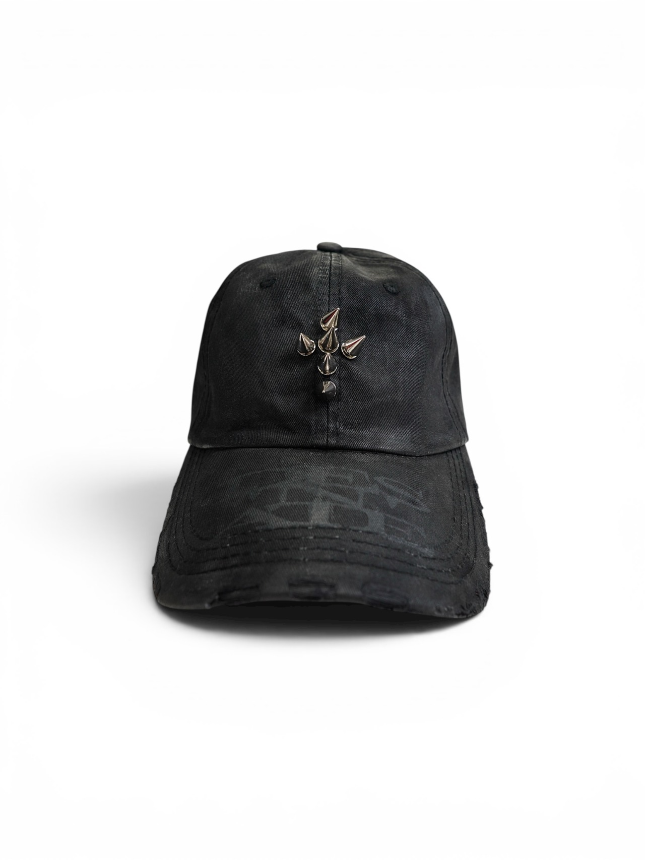 【DES'N'ATE】FADED PRINT STADDED CAP