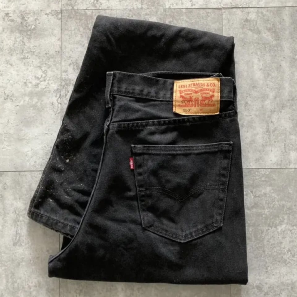 W34 L38】Levis 550 リーバイス 145周年 ジッパーフライ ワイド バギー