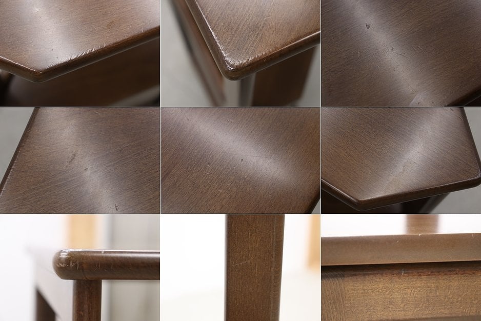 沼津店】レトロ karimoku カリモク コーナー キャビネット 飾り棚