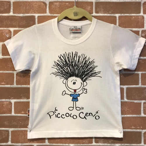 Item126 イタリア シチリア島から来た ファミリーでお揃いのTシャツ Piccolo genio (リトル天才) ベビー用