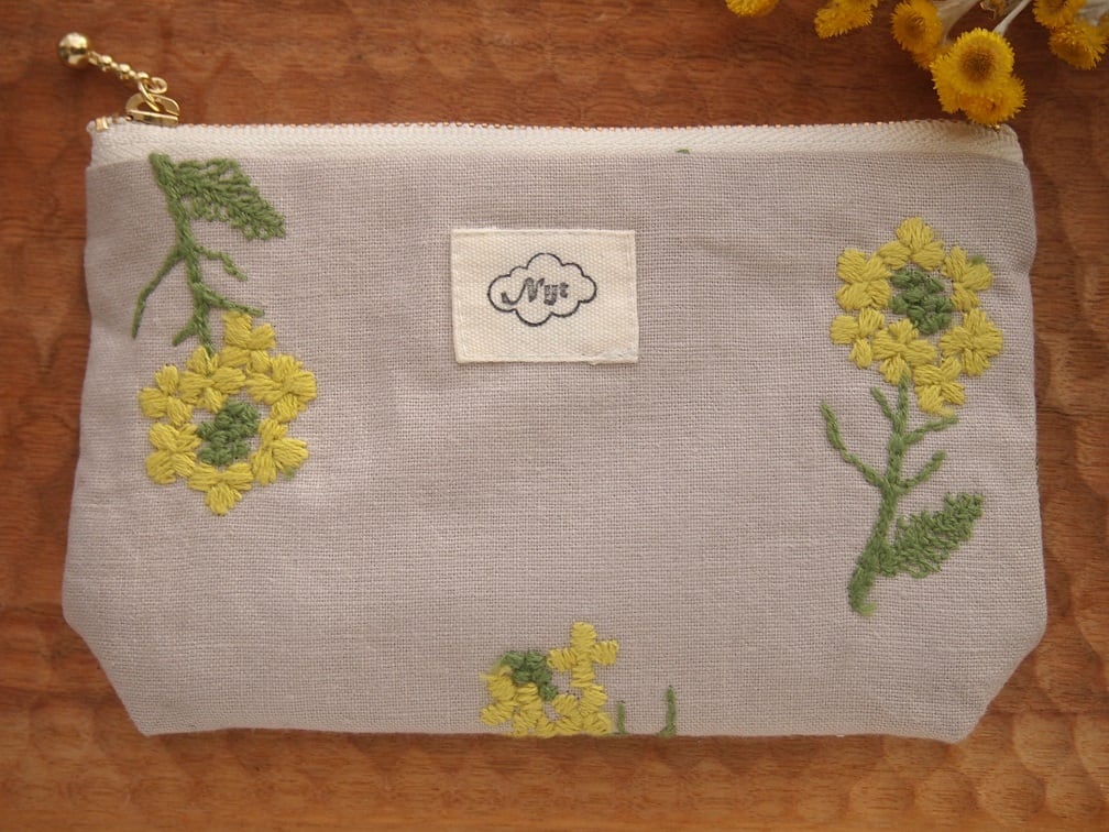 電磁波防護ファスナーポーチ【音の絵/おぼろ月夜】