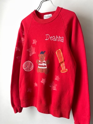 BASEBALL hand painted sweat shirt