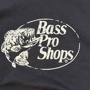 【Bass Pro Shops】プリント 釣り スウェット パーカー バスプロショツプス M アメリカ古着