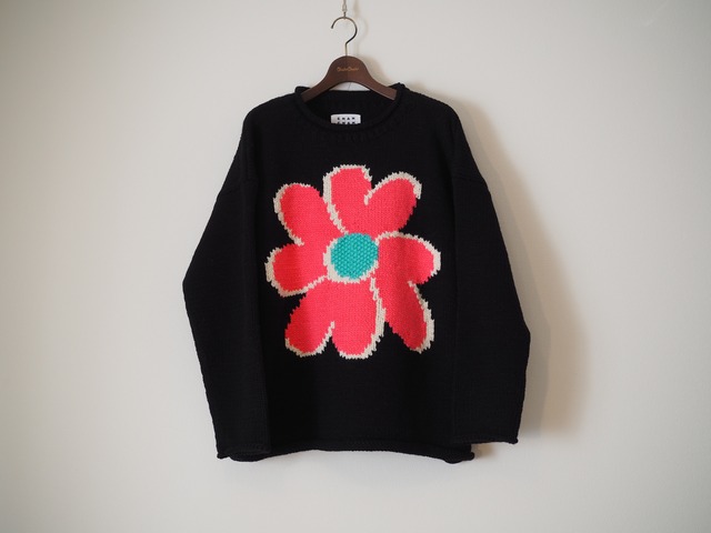［ONLINE STORE LIMITED］　"FLOWER with LOVE" HAND KNIT  