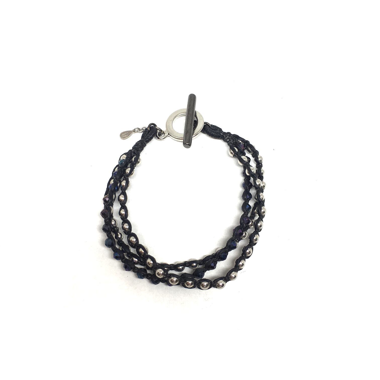 【BLACK COLLECTION】gunda BUBBLE ARROWS BRACELET/C [バブルアローズブレスレット/C