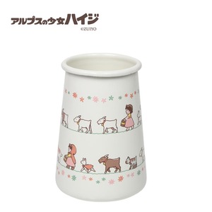 「アルプスの少女ハイジ」ホーローツールスタンド・HEIDI-10/キッチンツール立て ツール収納 ホーロー 琺瑯 キッチン 卓上 倒れない 食卓 卓上 お手入れしやすい 豊琺瑯 可愛い ギフト