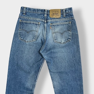 【LEVI'S】USA製 メキシコ生産 505 デニム ジーンズ ジーパン W32 L32 オレンジタブ サークルR リーバイス us古着