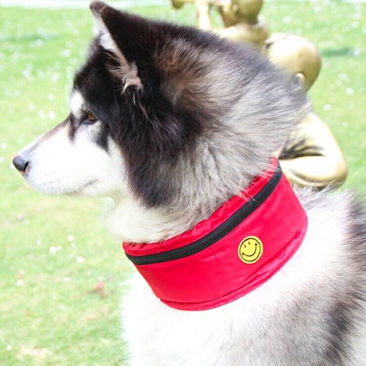 ネッククーラークールスヌード⭐︎スマイル犬⭐︎クールタイ