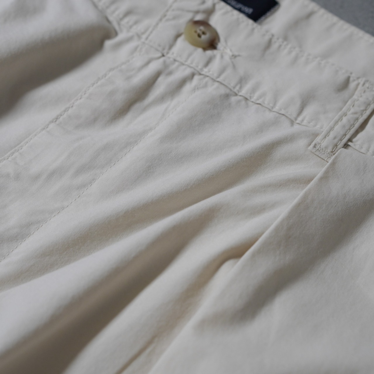 90s 初期型 USA製 Polo by Ralph Lauren POLO CHINO "Lightweight Twill" offwhite [W36L31相当] 古着 - 6