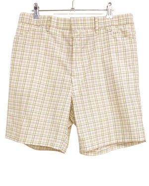 00sSEARS Cotton Check Shorts/Ｗ34