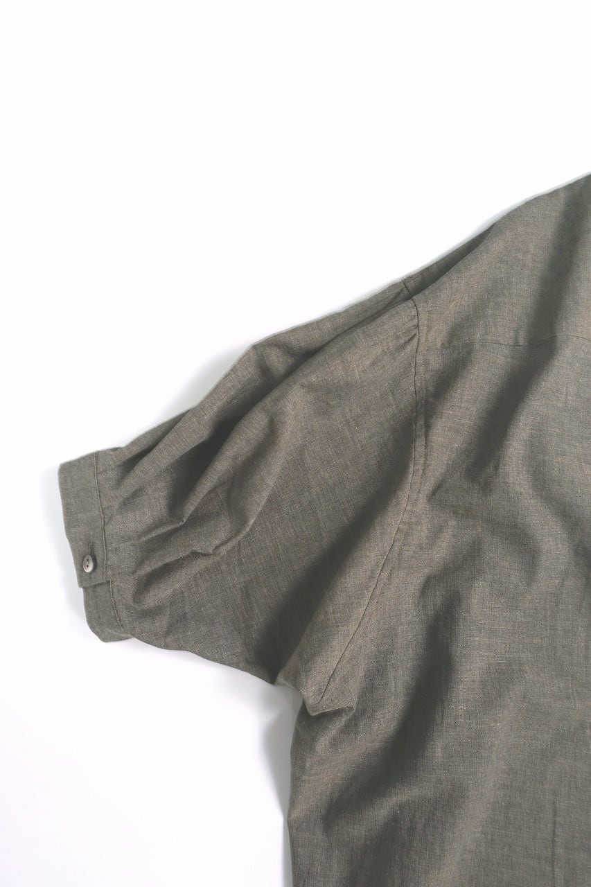 OG Co. Li. Chambray Open Collar Shirt