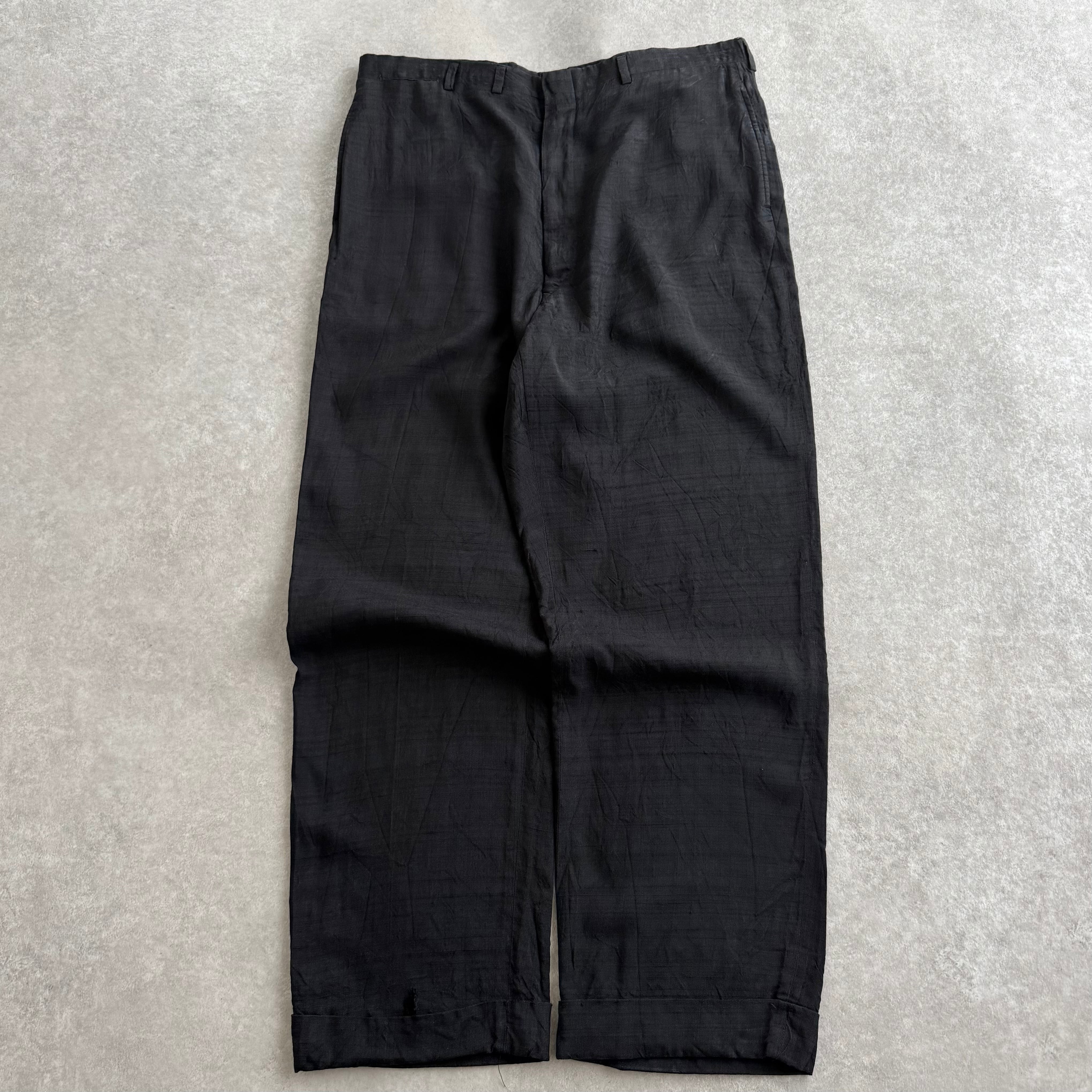 50s Rayon Gabardine Slacks 