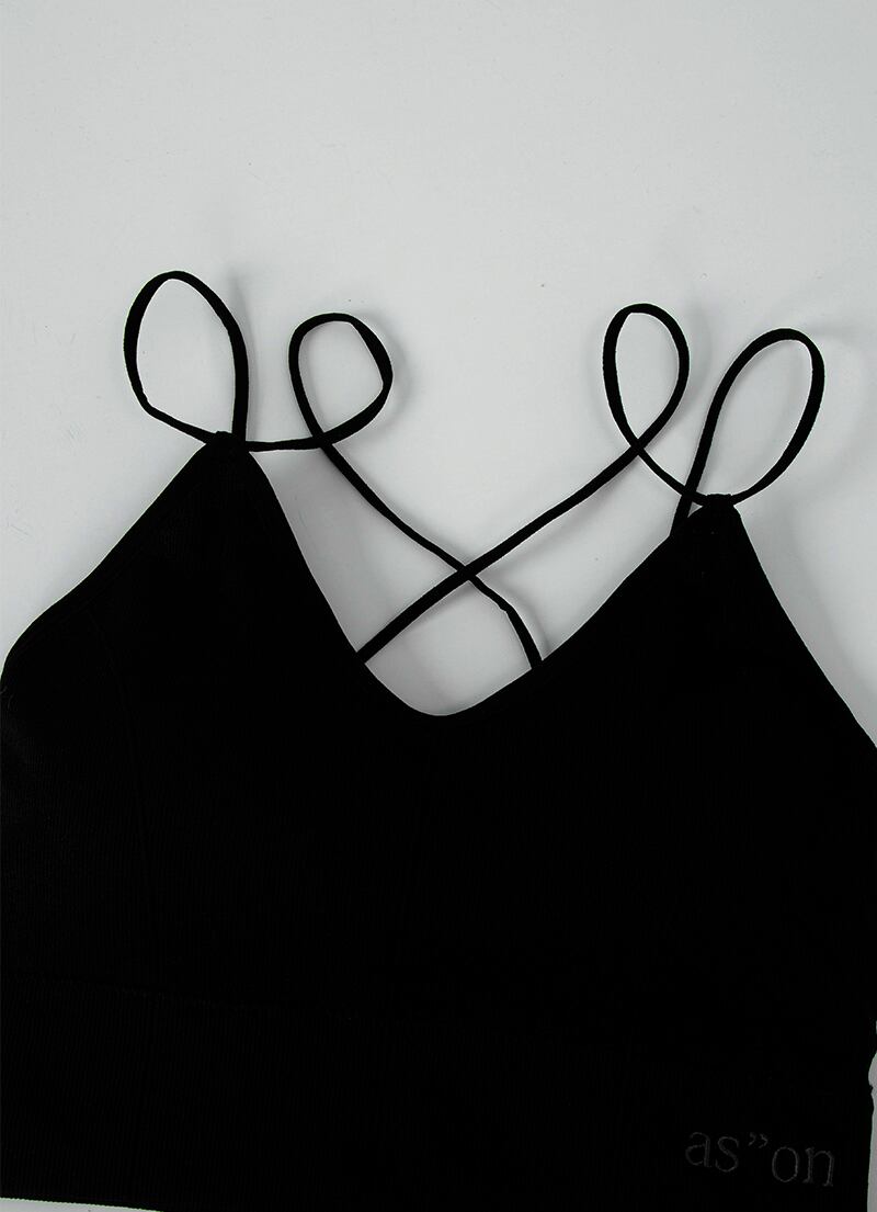 as”on] X BRA TOP / BLACK 正規品 韓国ブランド 韓国通販 韓国