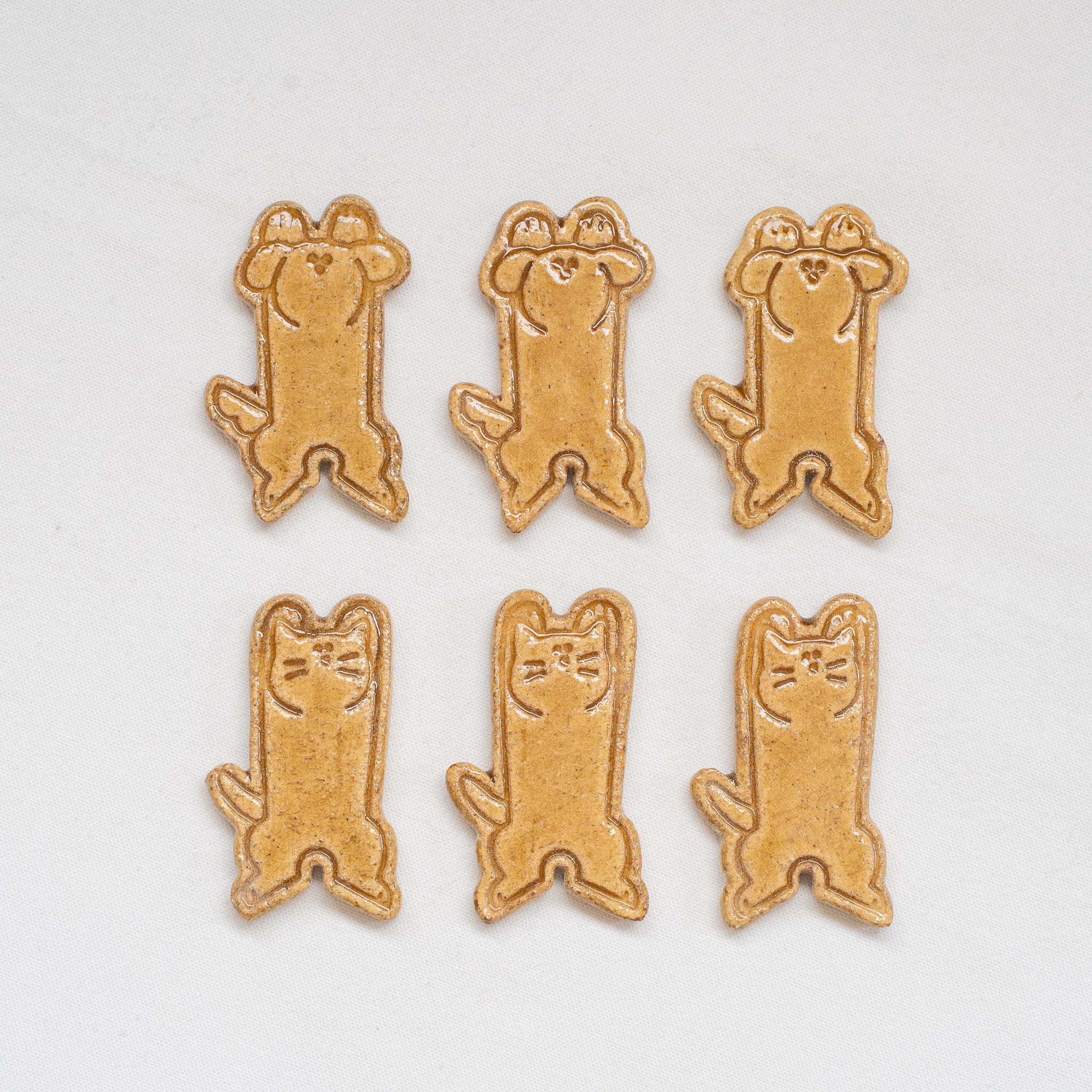 店主の手作り箸置き【いぬ/ねこ】