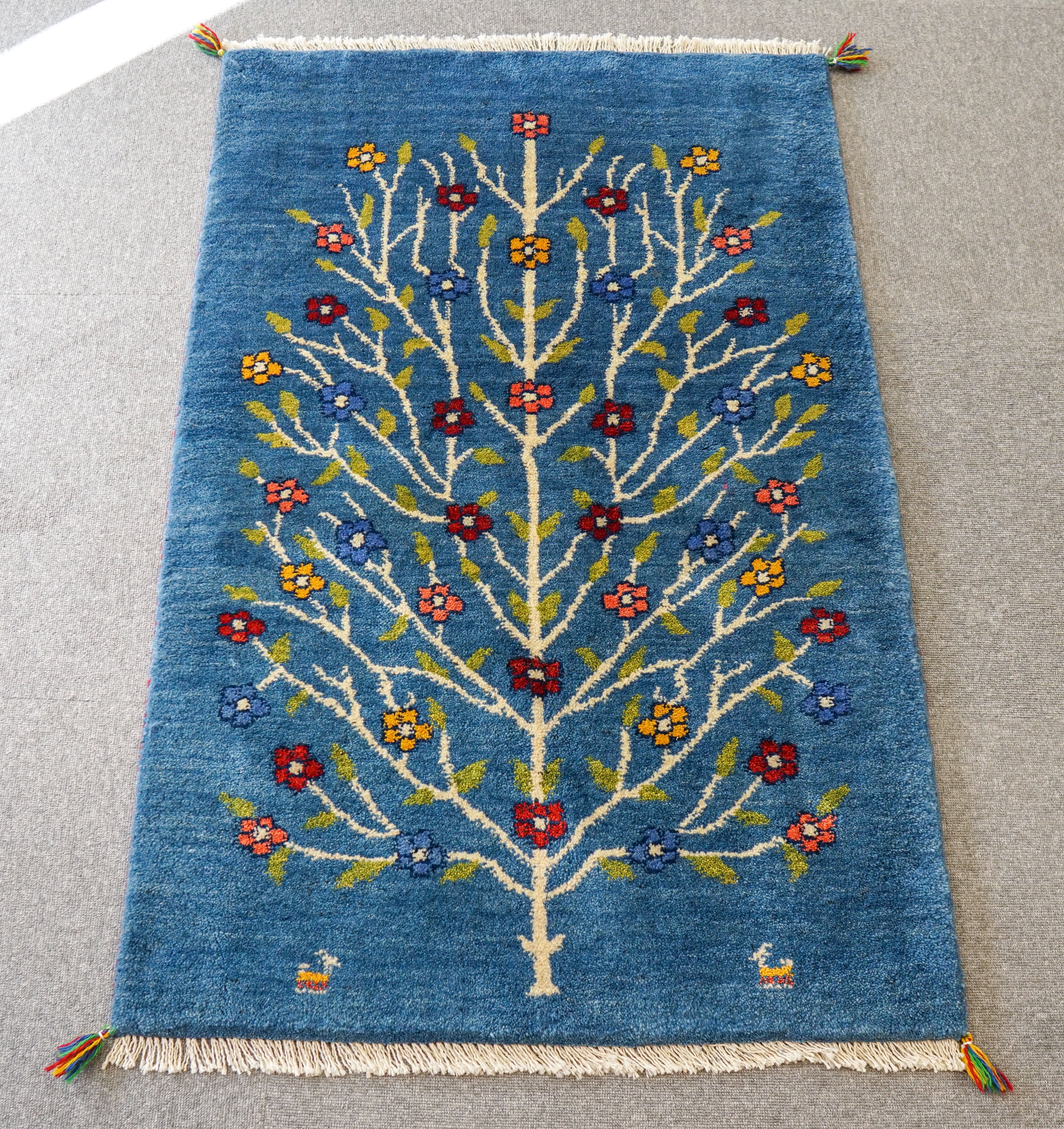 120×80cm 【ペルシャ絨毯 手織りギャッベ】 | Decorworks 