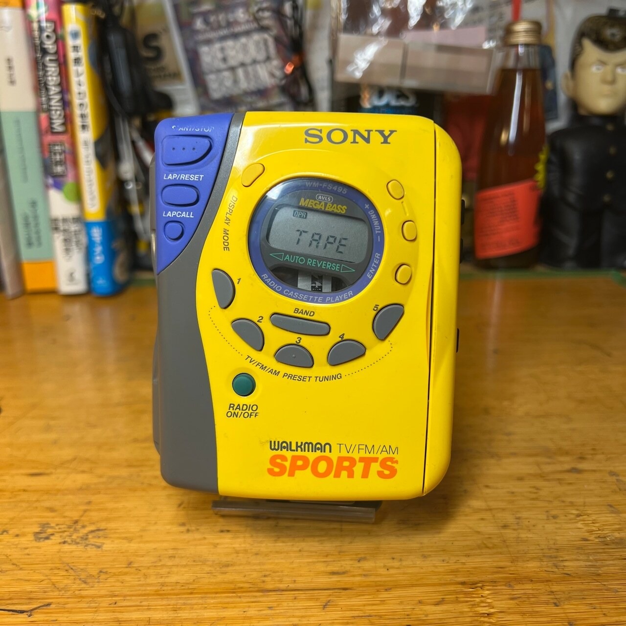 [メンテ可動品]ソニースポーツカセットウォークマンsonysports WM-FS493海外仕様