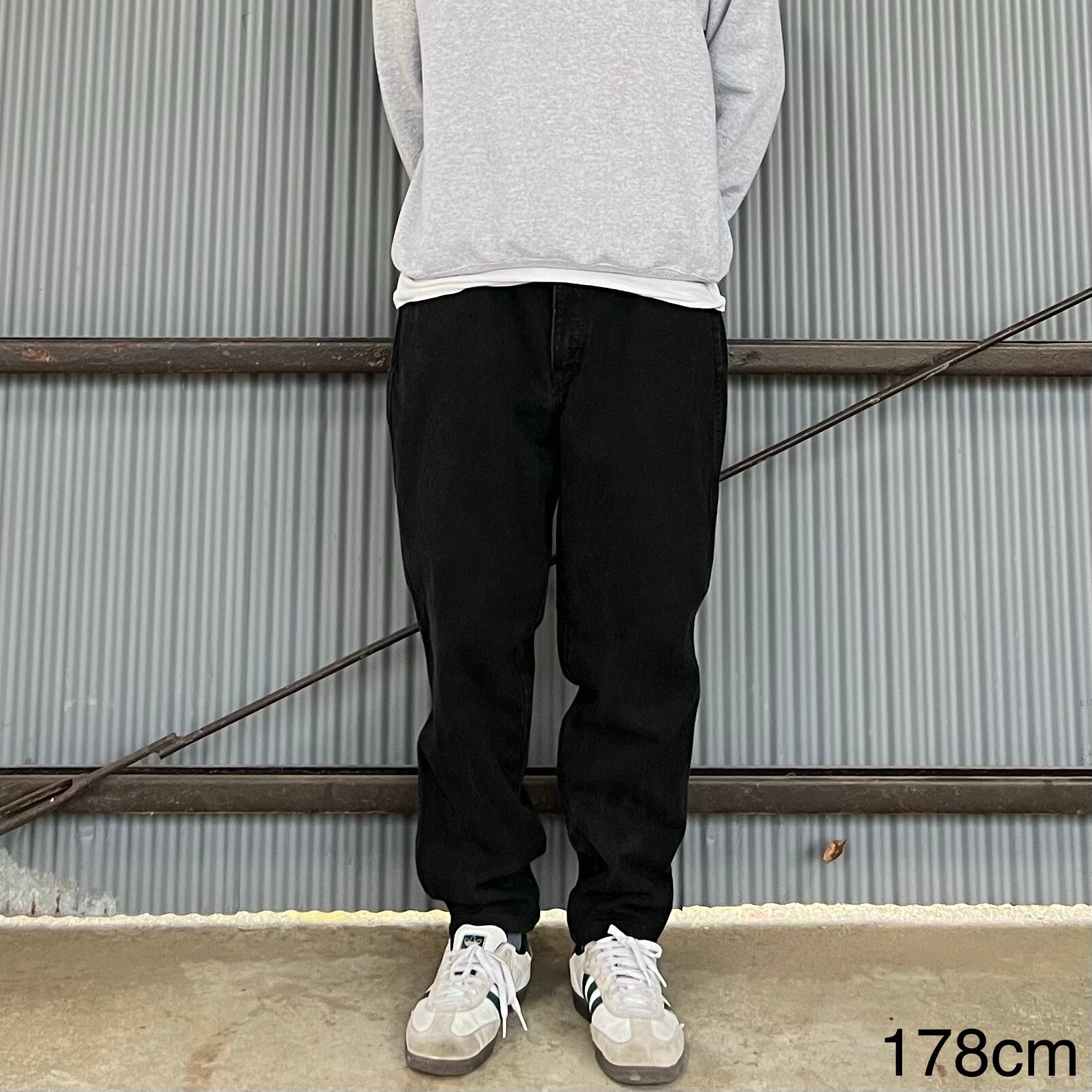 Made in USA】【W34×L30】chic ブラックデニムパンツ 刺繍 | 古着屋 