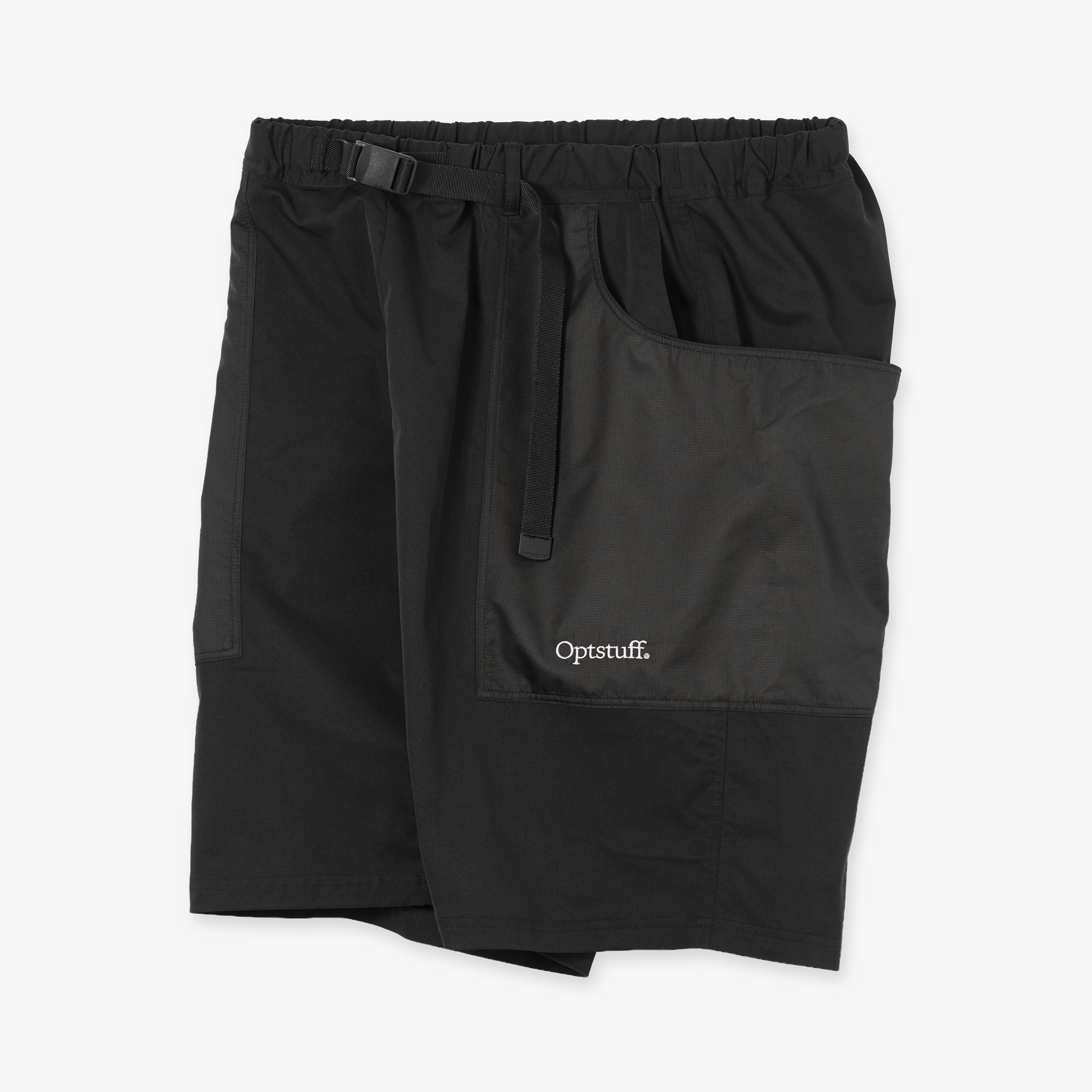 OPTSTUFF] OFFICE CARGO SHORTS (BLACK) | OPTSTUFF