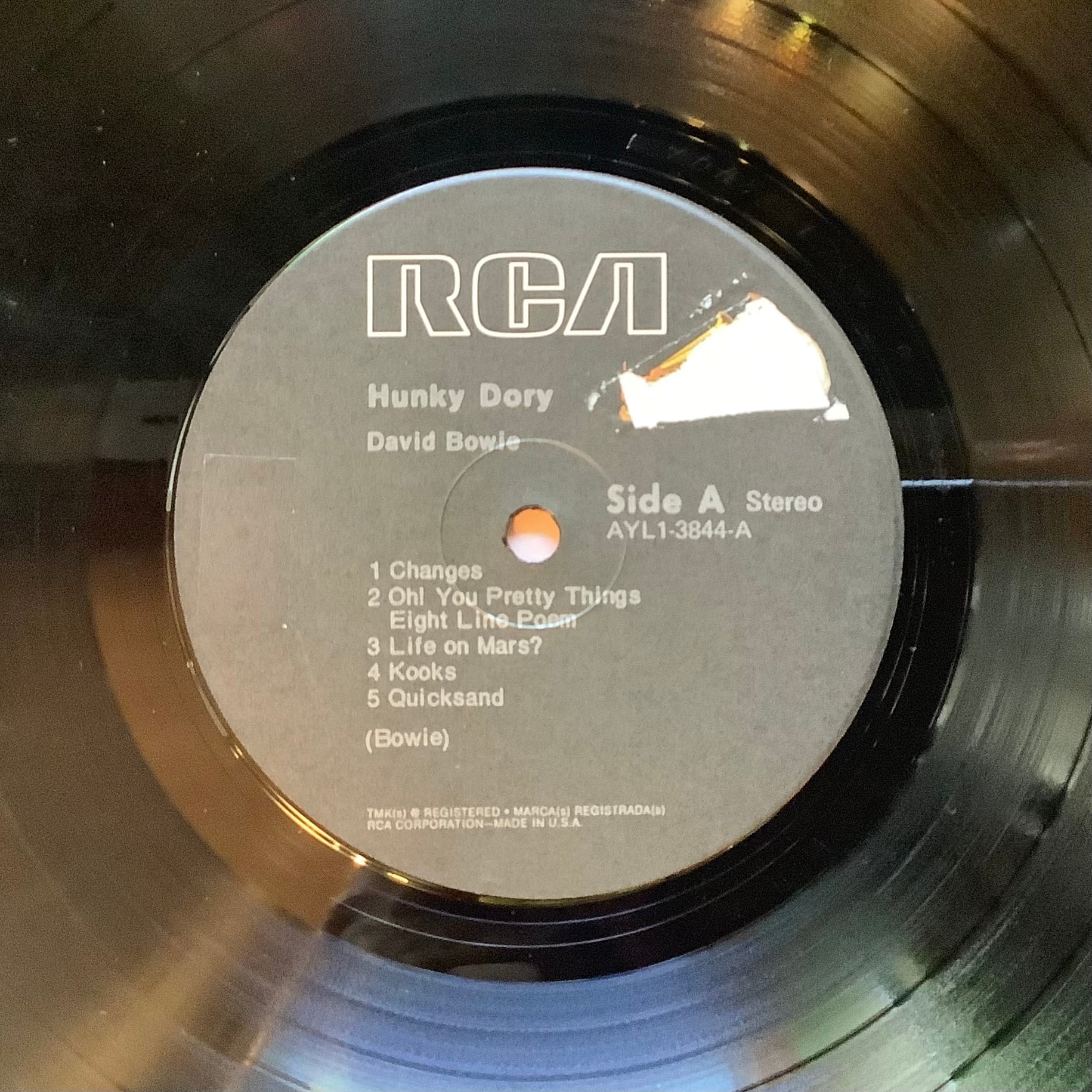 DAVID BOWIE / HUNKY DORY | Plastic Soul Records