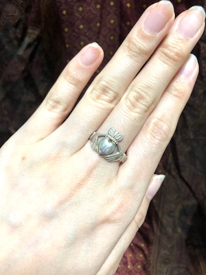 【Run Rabbit Run Vintage 】Claddagh ring03