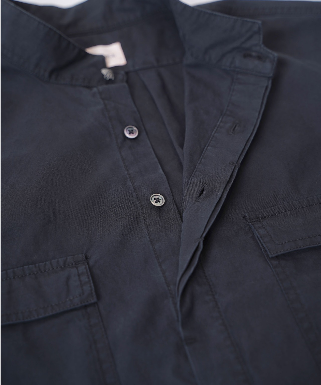 Cotton Stand Collar Shirts［HSS003］
