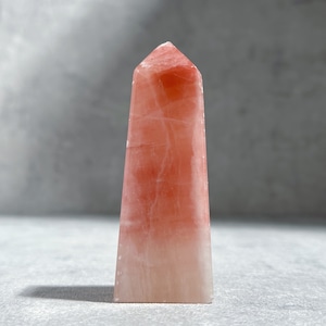 ローズカルサイト タワー型23◇Rose Calcite◇天然石・鉱物・パワーストーン