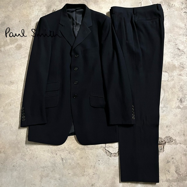 〖Paul Smith〗Italywool design setup suit/ポールスミス イタリアウール デザイン セットアップ スーツ/lsize/#0407/osaka