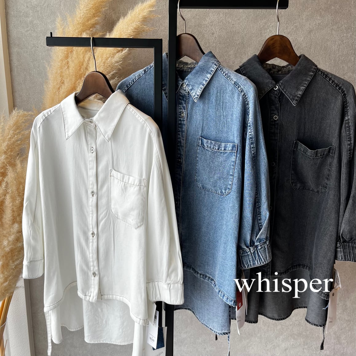 新品　シニカル　デニムシャツ CYNICAL テンセルデニムシャツ(N) | whispermusee