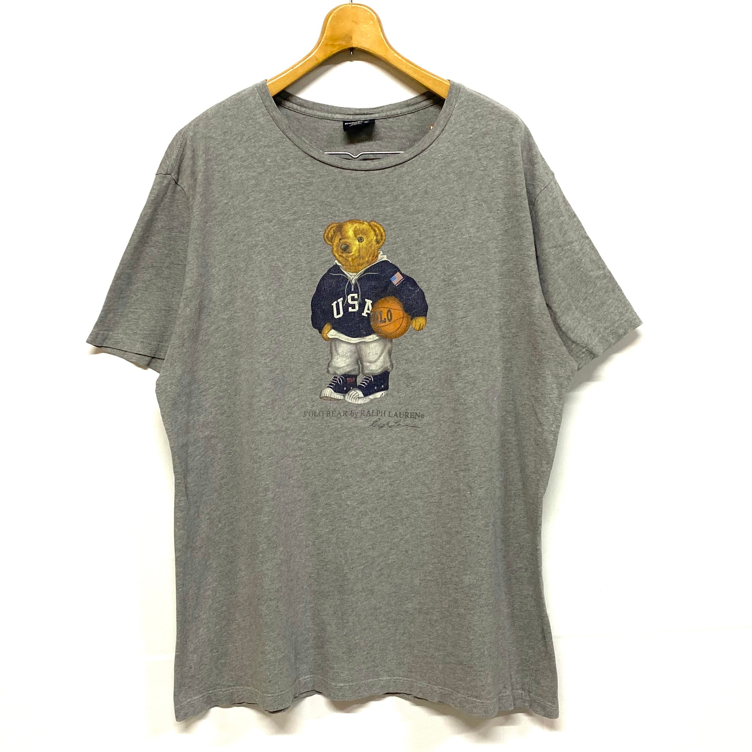 Ralph Lauren ラルフローレン ポロベアー プリントtシャツ メンズl 古着 Tシャツ Vtg Sa24 Cave 古着 屋 公式 古着通販サイト