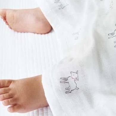 tete a tete やわらかガーゼマルチタオル 白ヤギ | Zakka so-la