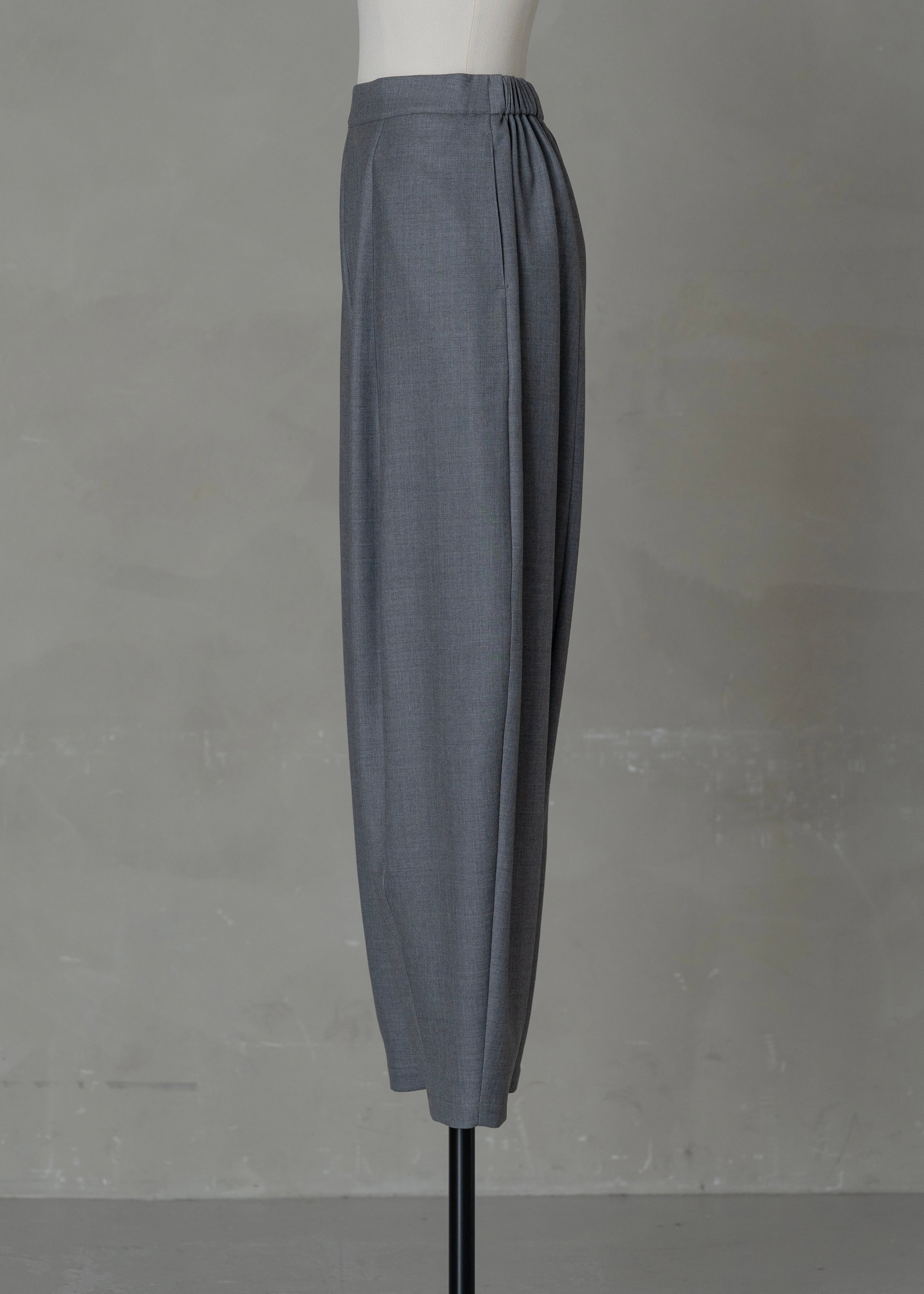 cocoon pants / gray | Lig