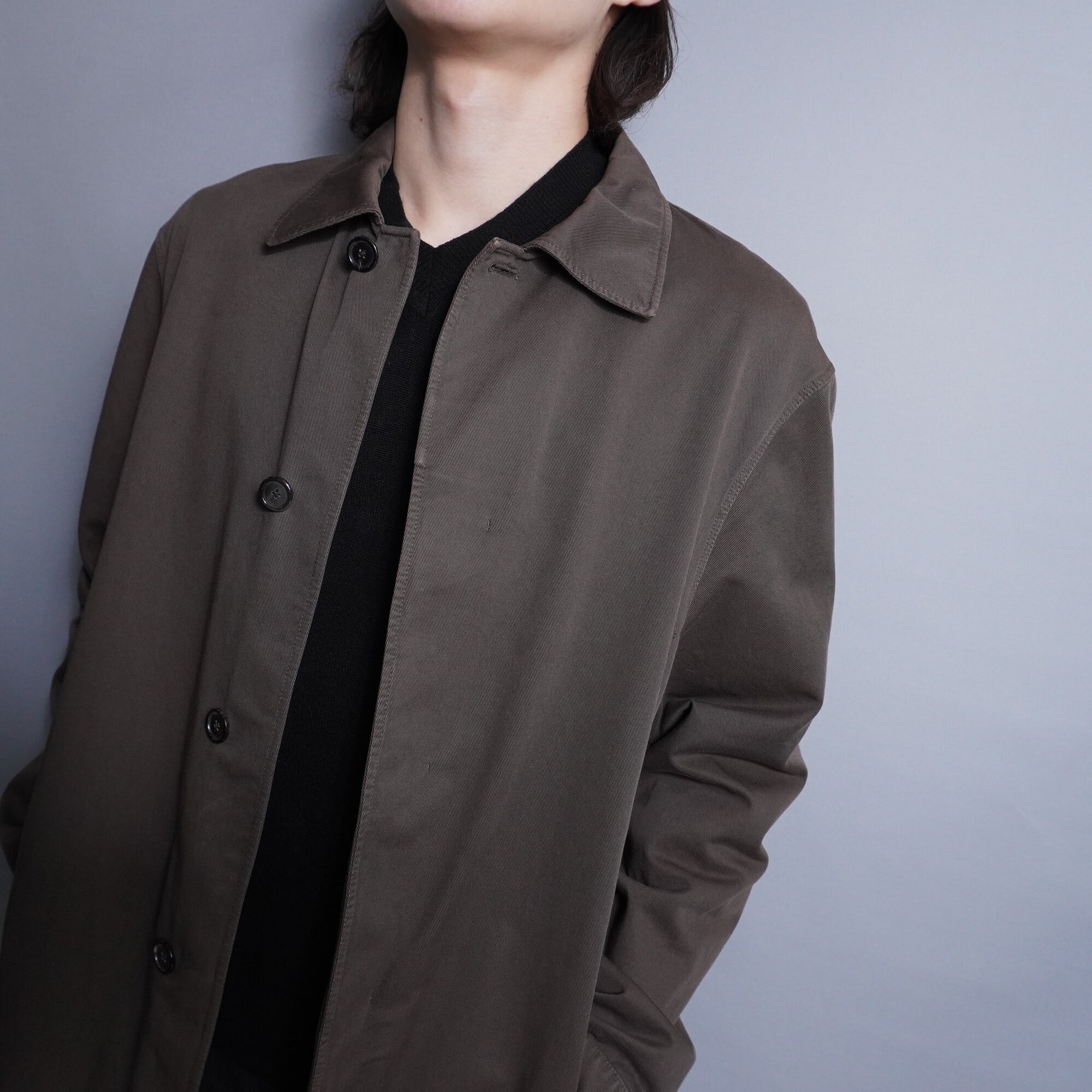 【JIL SANDER】ジルサンダー コットンギャバ ステンカラーコート | ブランド古着屋 Jesus Judas(ジーザス ジューダス) 【JIL SANDER】ジルサンダー コットンギャバ ステンカラーコート | ブランド古着屋 Jesus Judas(ジーザス ジューダス)