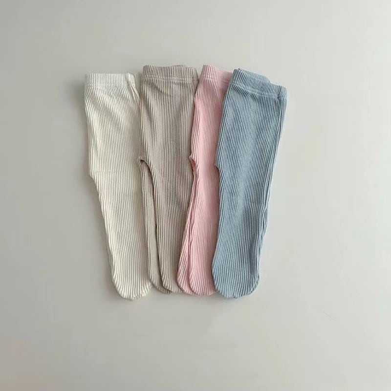 【BABY】秋新作 韓国風無地レギンス