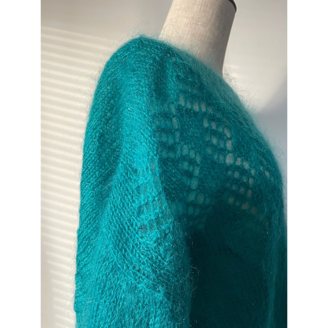 Turquoise sukahi knit