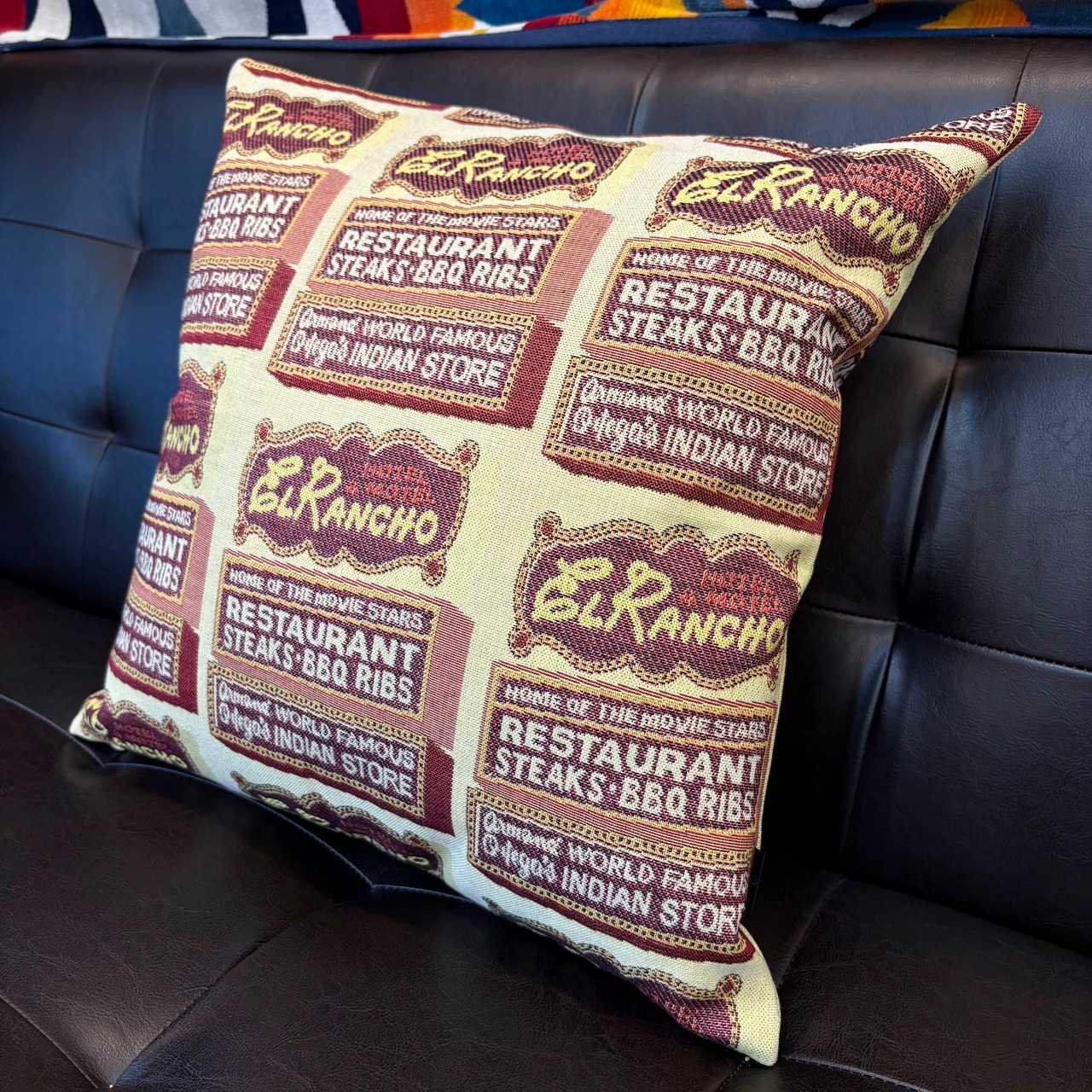 ツイタチ【TUITACI】OLD WESTERN GOBELIN CUSHION - 1