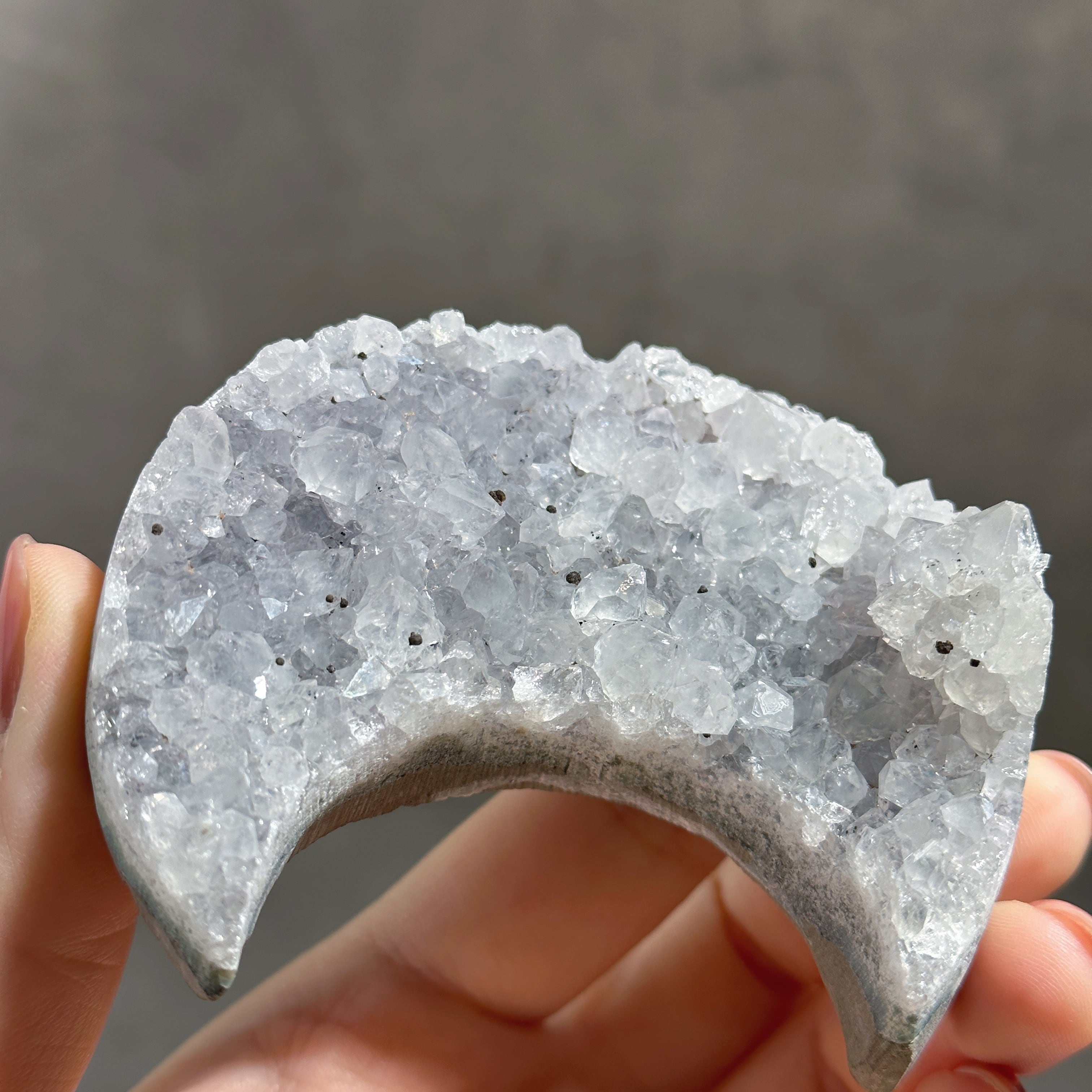 クリアクォーツ 月型☽1◇Clear Quartz Moon◇天然石・鉱物
