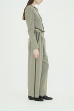 CLANE HERRINGBONE LINE PANTS