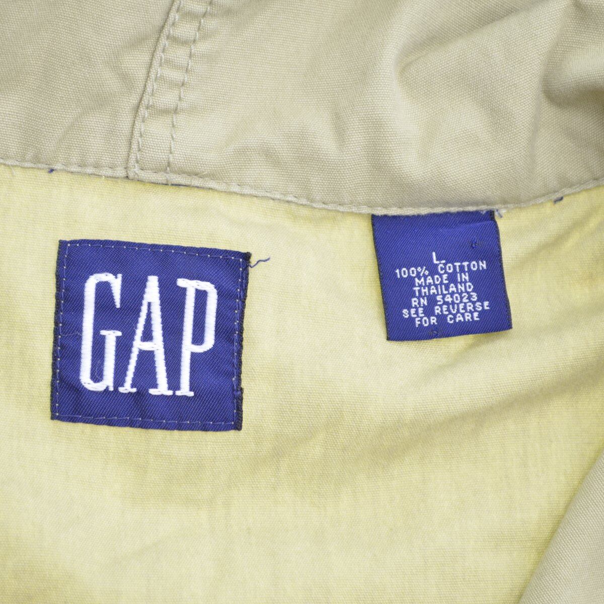 Old GAP コットン プルオーバー ネイビー M 90s