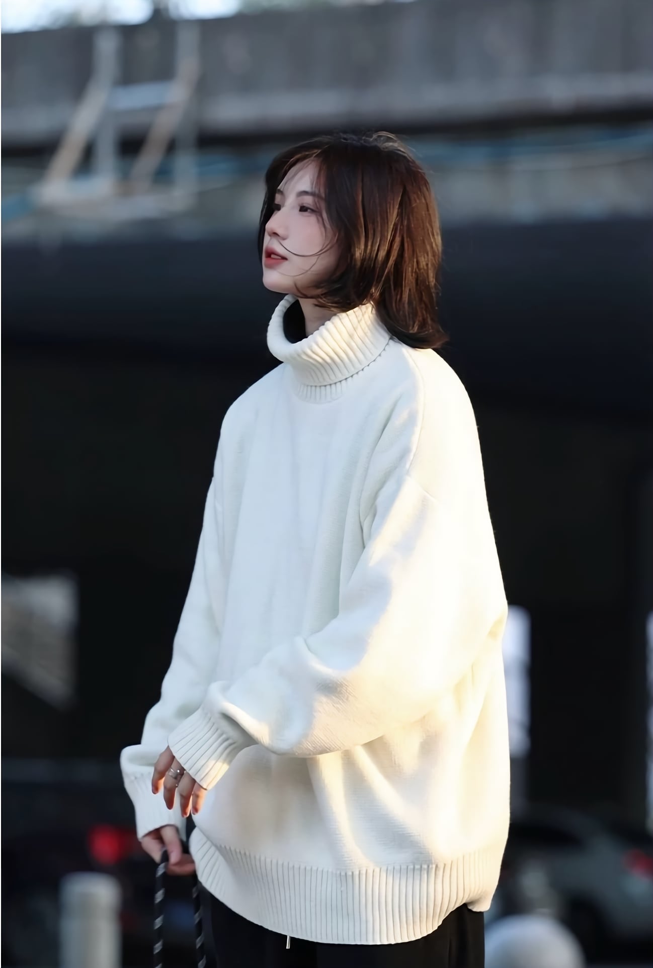 オーバーサイズタートルネックニット / Oversized Turtleneck オーバーサイズタートルネックニット / Oversized Turtleneck