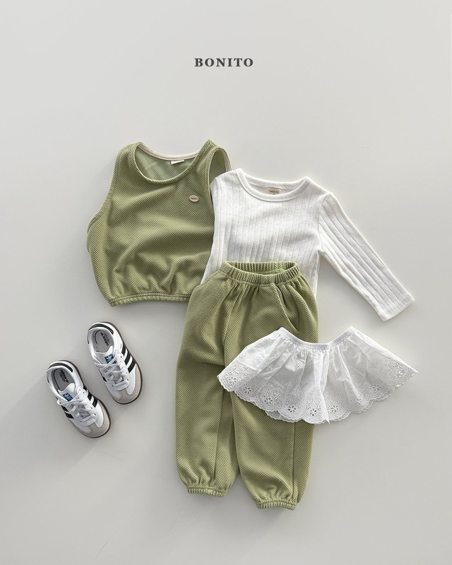 [即納S/M]≪BONITO≫Eyelet T-Shirt ivory 17