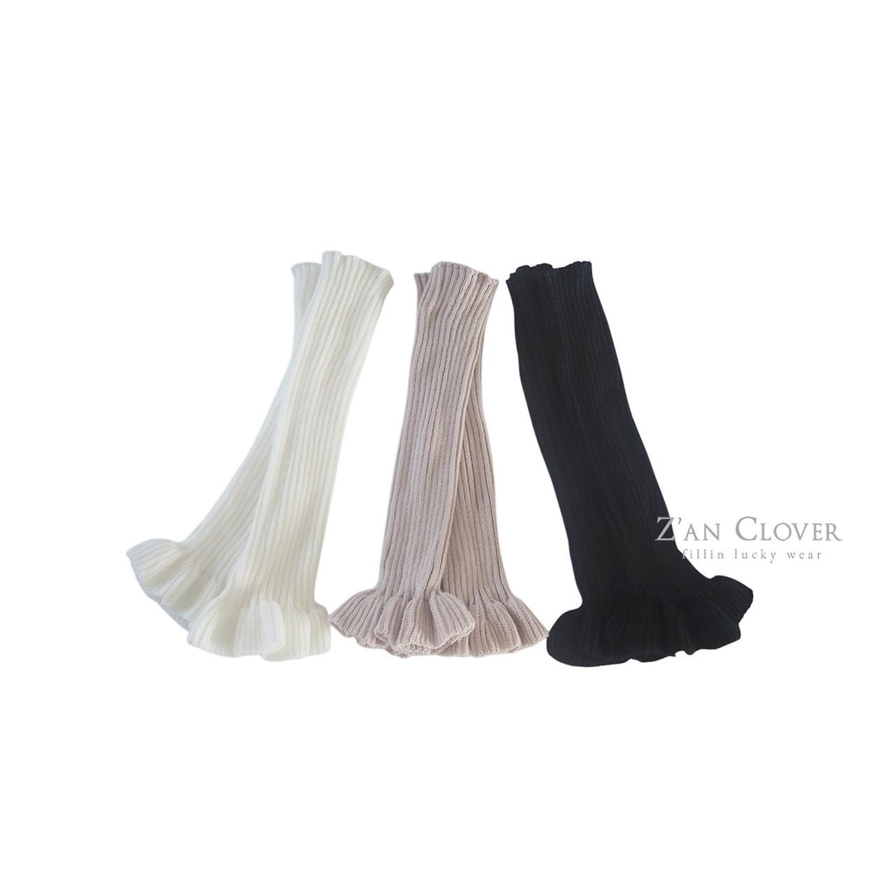 ZAN CLOVER［取寄］frill knit leg warmer 26winter